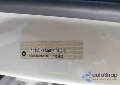 2013 Jeep Patriot Latitude from USA, damaged, VIN 1C4NJPFA5DD194096